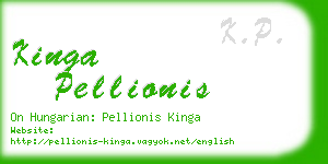 kinga pellionis business card